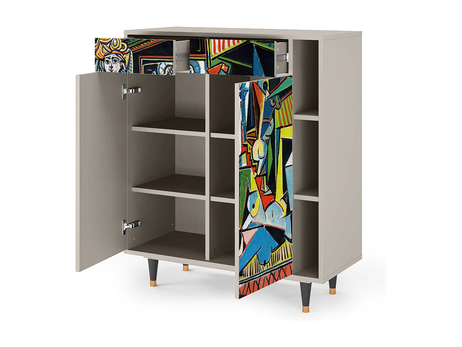 Dressoir - 96х110х41 cm - BS6 - Women of Algiers, Zand