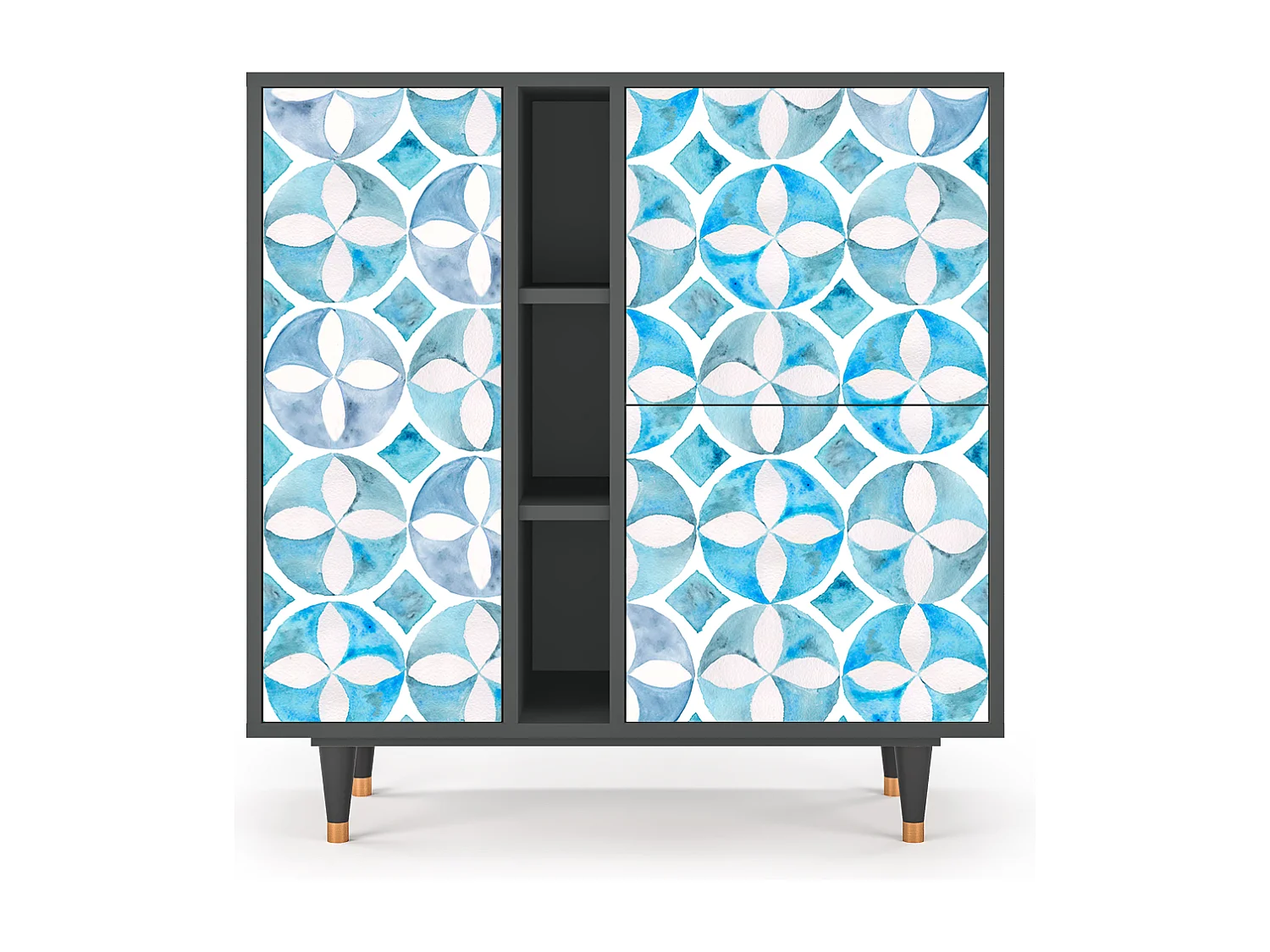 Dressoir - 94х96х41 cm - BS5 - Porto Mood, Antraciet