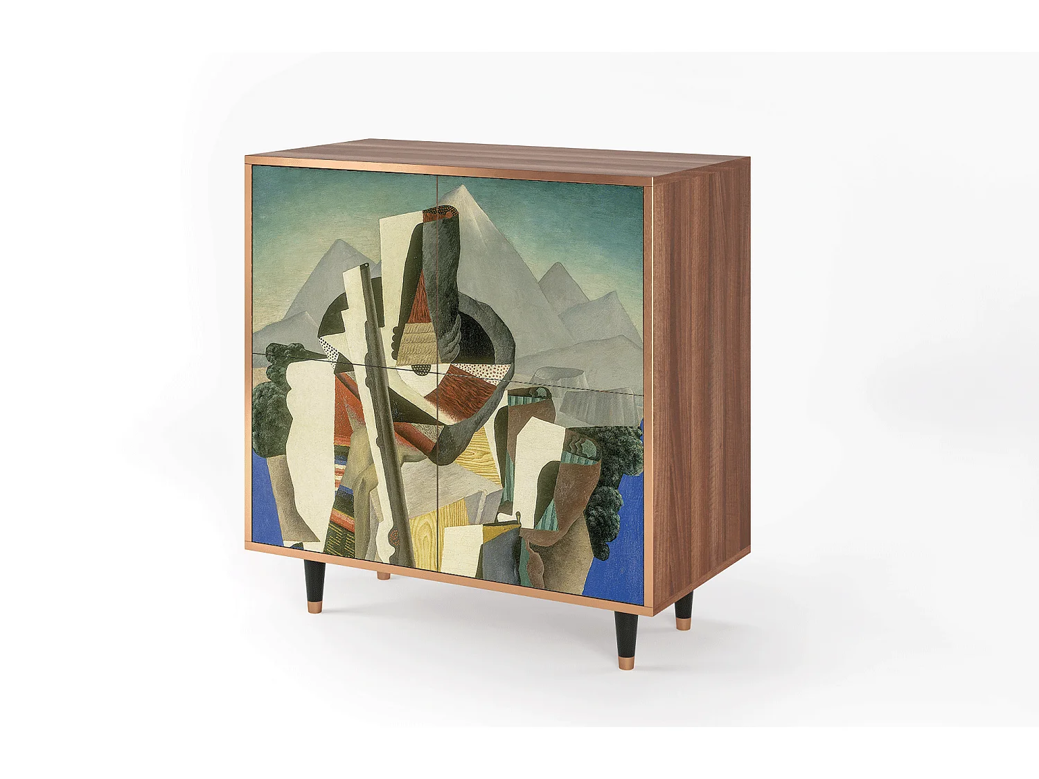 Buffet - 94x96x48 cm - BS3 - The Cubist Paintings , Noyer