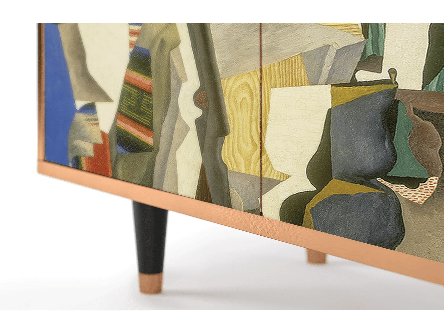 Credenza - 94x96x48 cm - BS3 - The Cubist Paintings , Noce