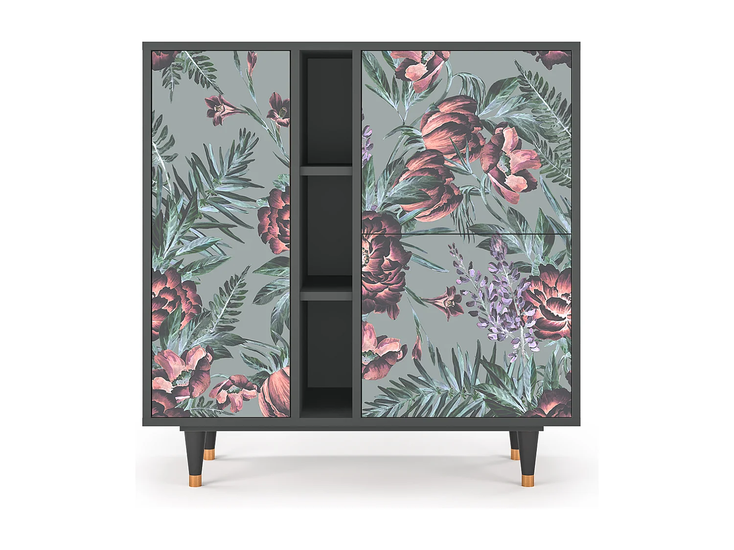 Buffet - 94х96х41 cm - BS5 - Light Peonies, Anthracite
