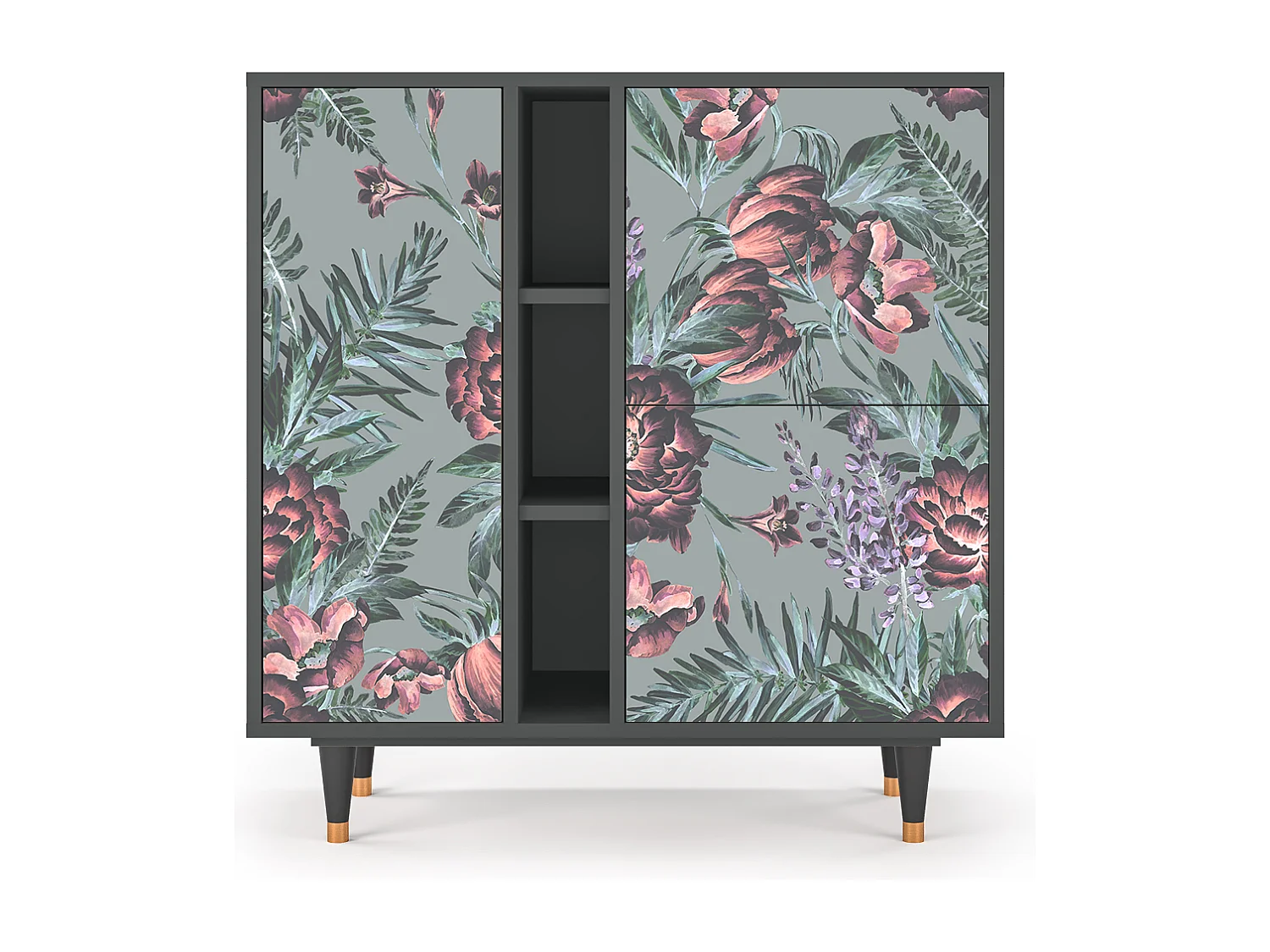 Buffet - 94х96х41 cm - BS5 - Light Peonies, Anthracite