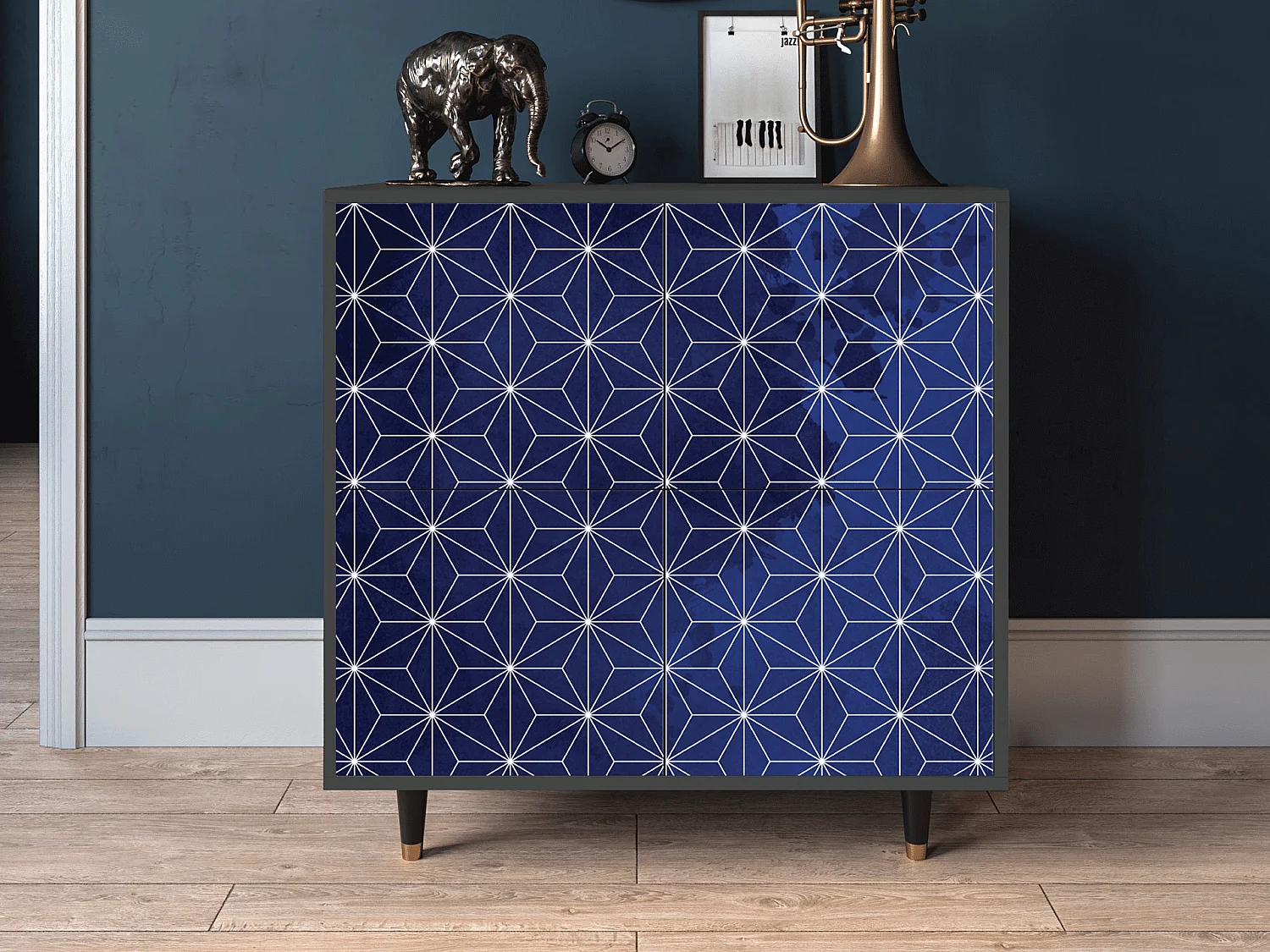 Aparador - 94x96x48 cm - BS3 - Milky Way, Antracite