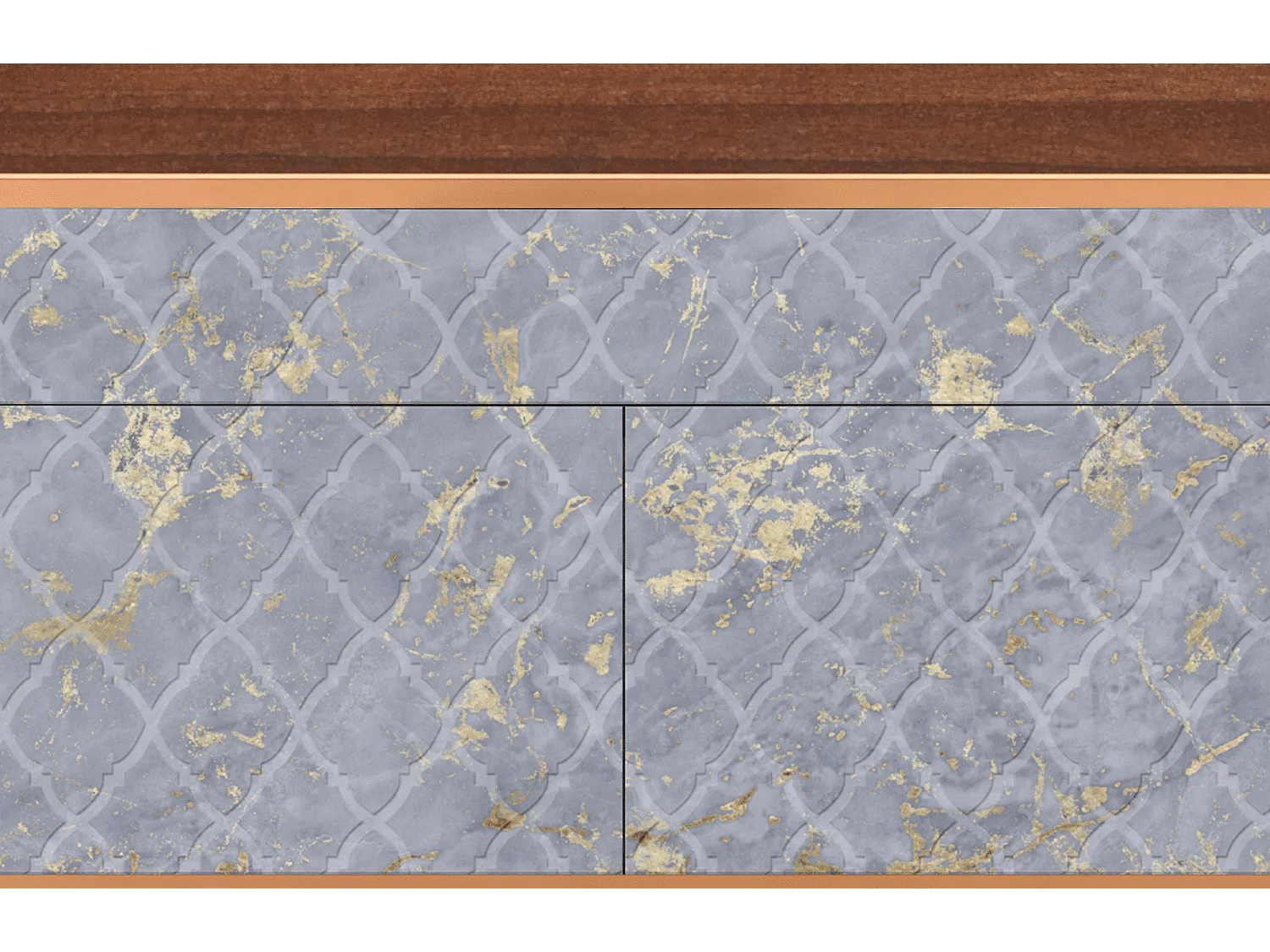 Kredens - 115x85x48 cm - BS4 - Golden Smoke, Orzech