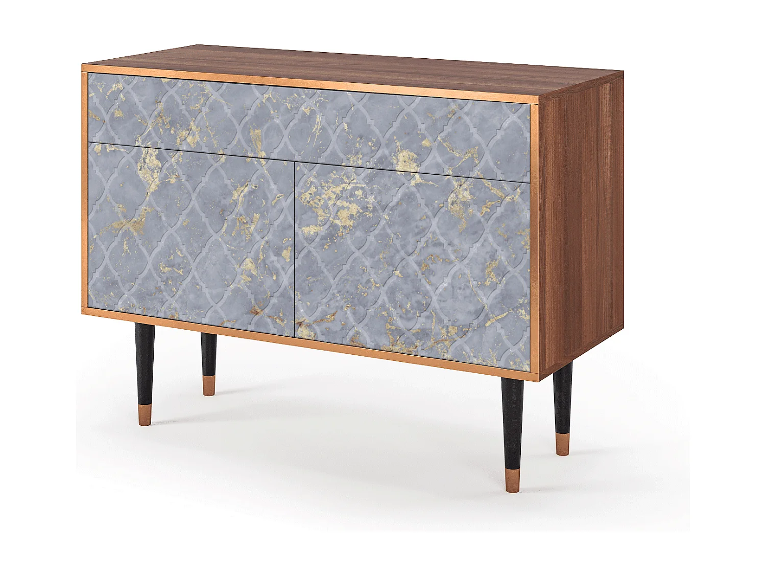 Buffet - 115x85x48 cm - BS4 - Golden Smoke, Noyer