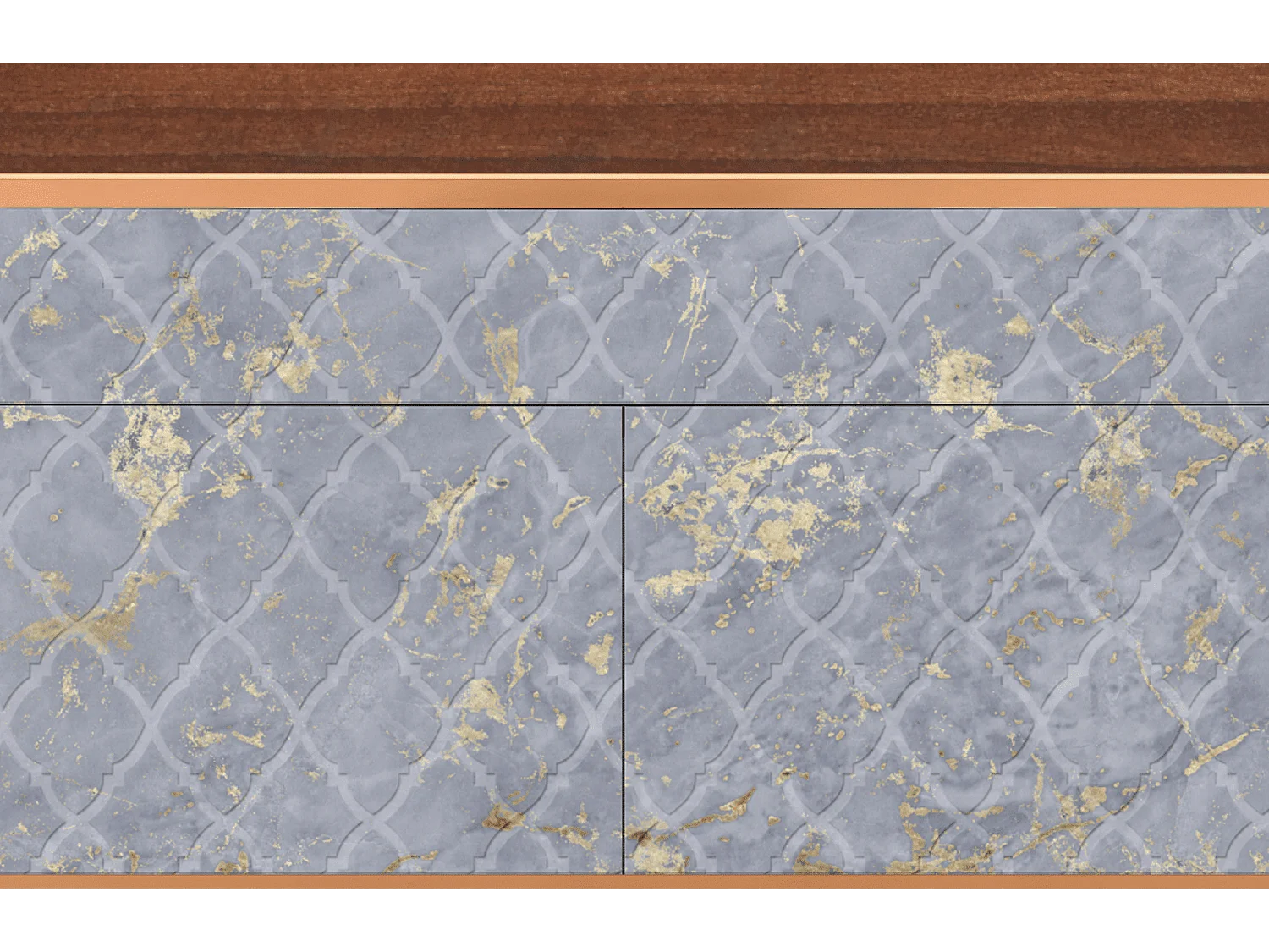 Buffet - 115x85x48 cm - BS4 - Golden Smoke, Noyer