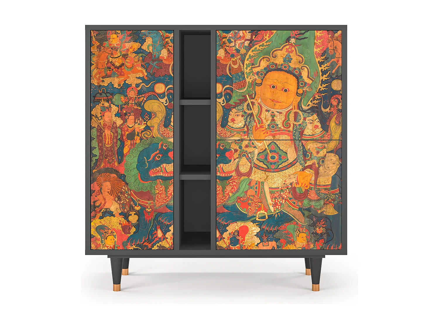 Kredens - 94х96х41 cm - BS5 - God by Vaisravana , Antracyt