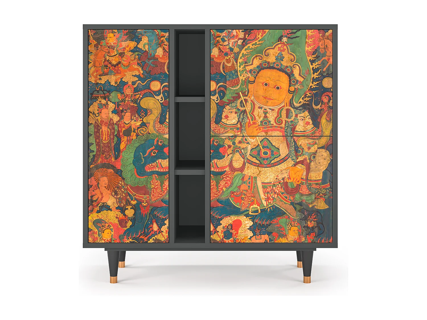 Kredens - 94х96х41 cm - BS5 - God by Vaisravana , Antracyt