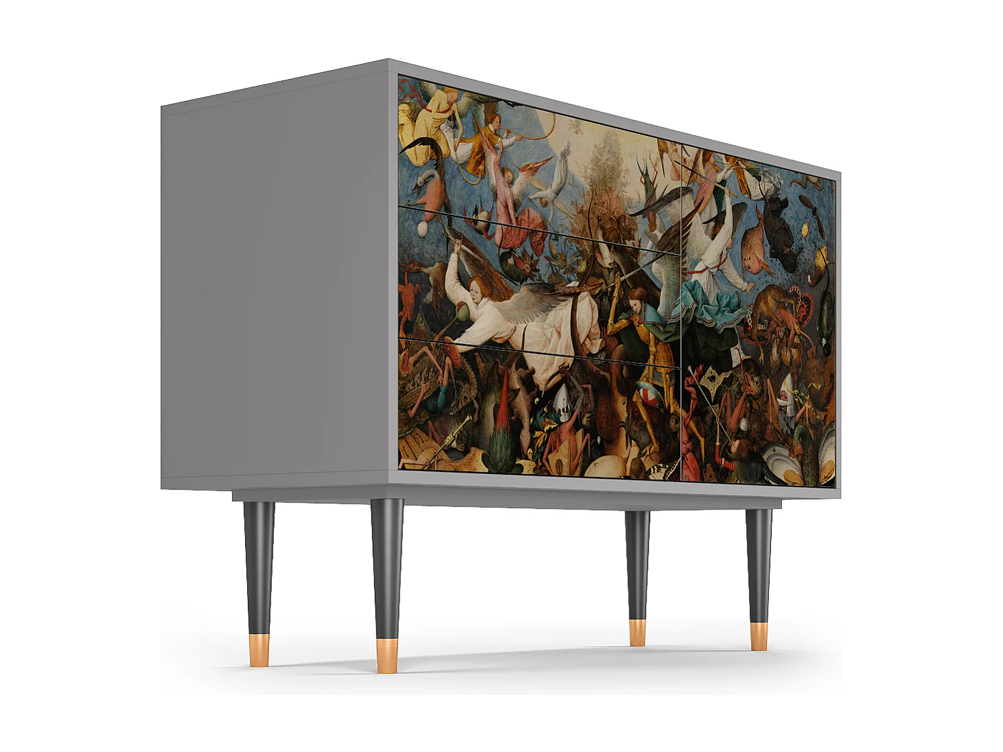 Aparador - 115х84х41 cm - S3 - The Fall, Gris