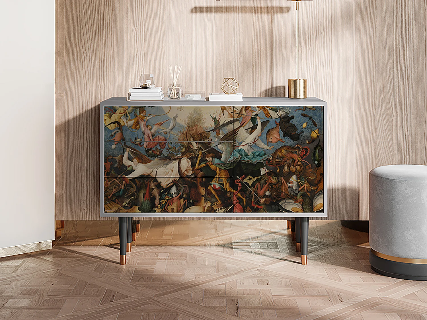 Credenza - 115х84х41 cm - S3 - The Fall, Grigio