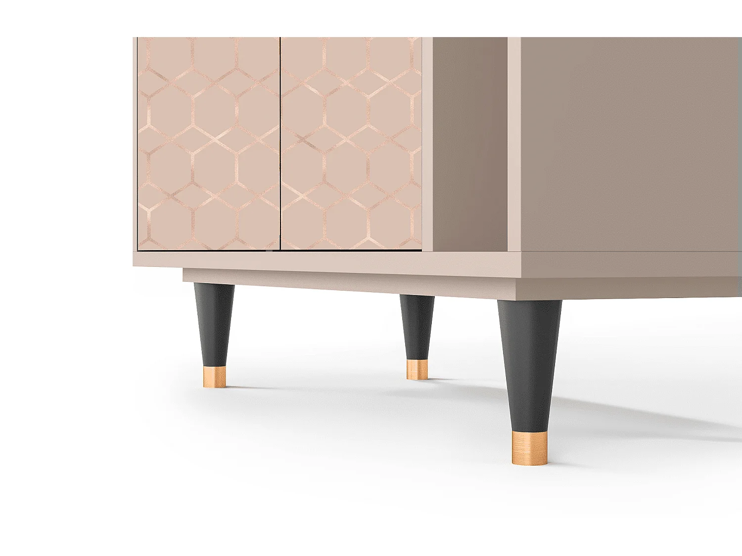 Sideboard - 96х110х41 cm - BS6 - Rose Honeycomb, Latte