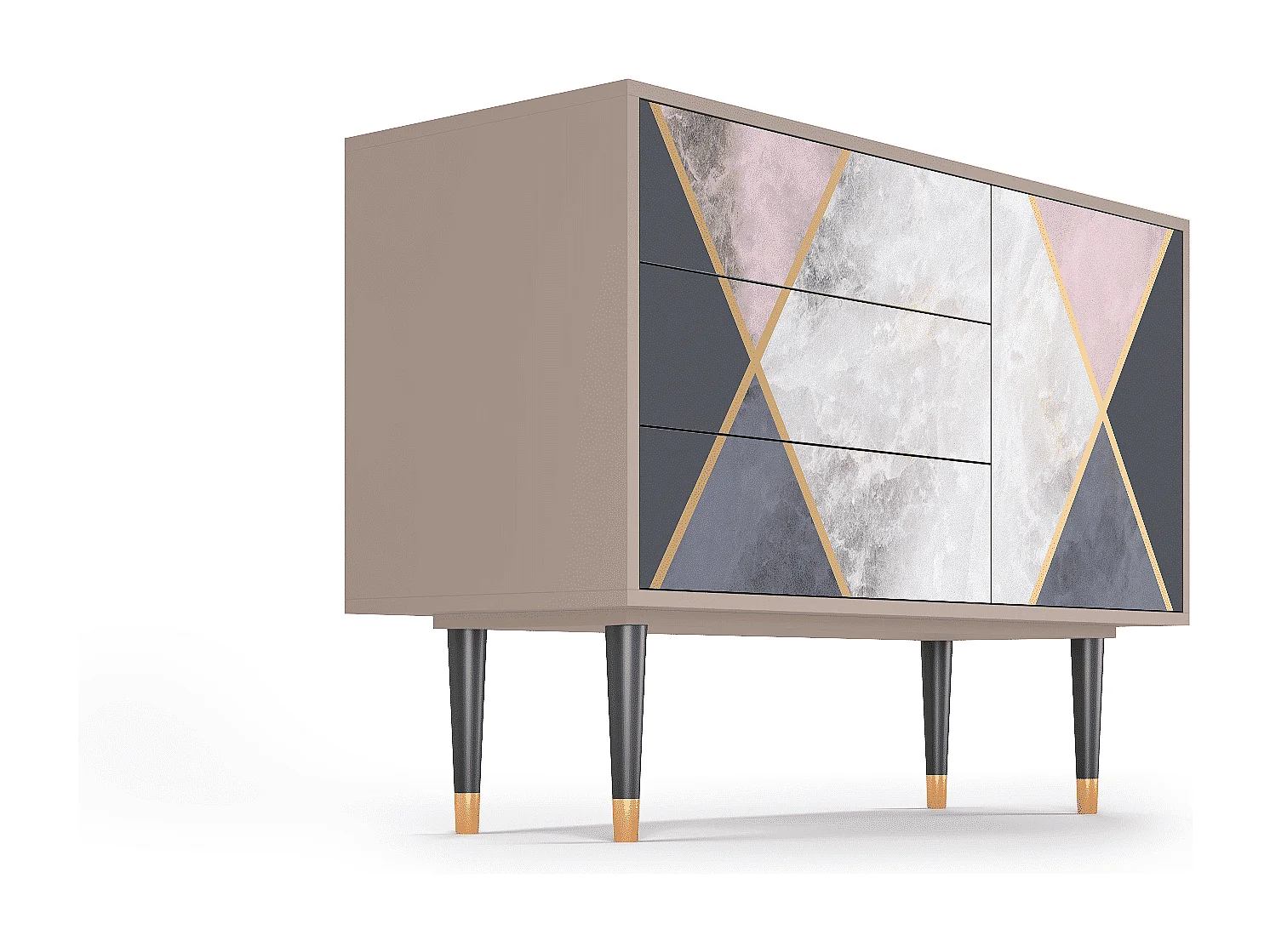 Credenza - 115х84х41 cm - S3 - Ideal Harmony, Latte