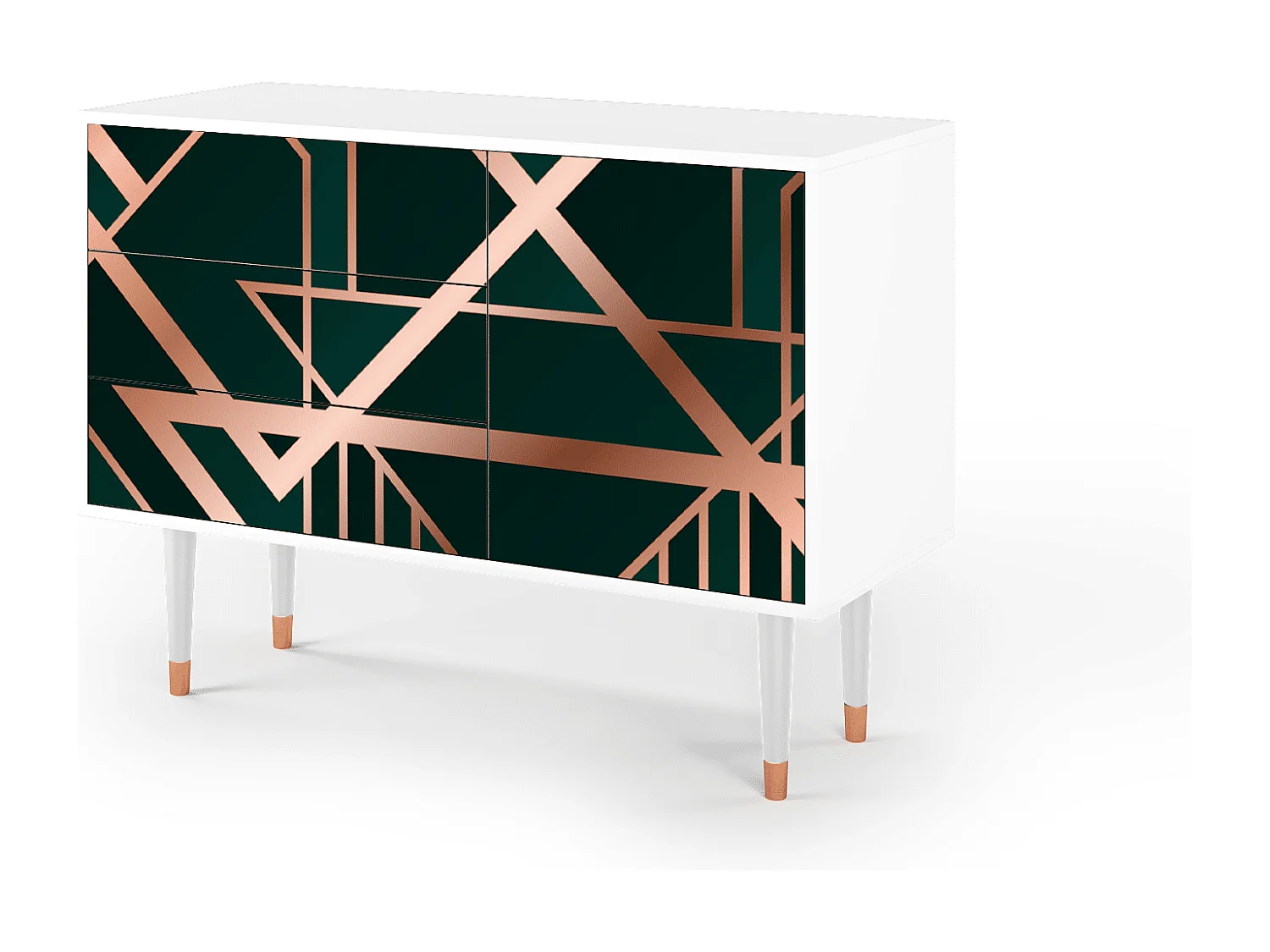 Buffet - 115х84х41 cm - S3 - Emerald Gatsby, Blanc