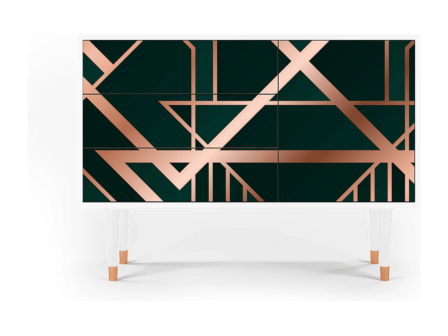 Buffet - 115х84х41 cm - S3 - Emerald Gatsby, Blanc