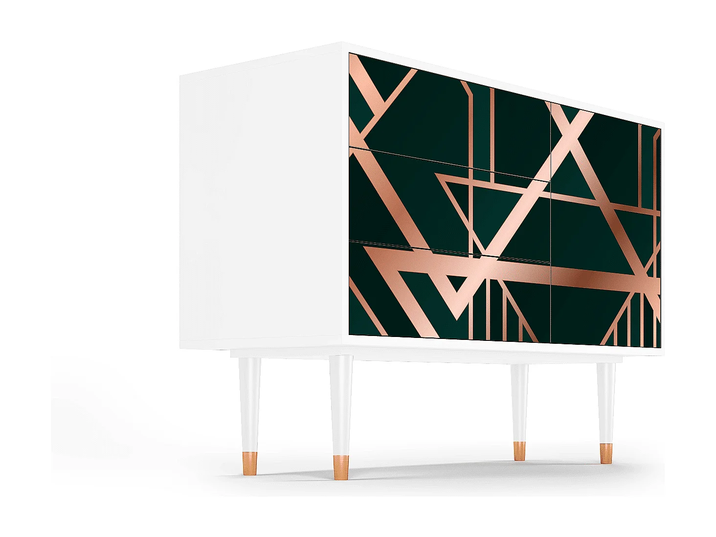 Buffet - 115х84х41 cm - S3 - Emerald Gatsby, Blanc