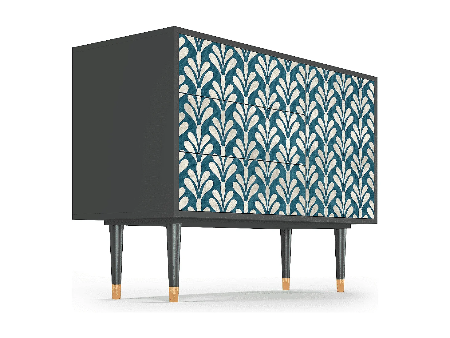 Credenza - 115х84х41 cm - S3 - Milky Tears, Antracite