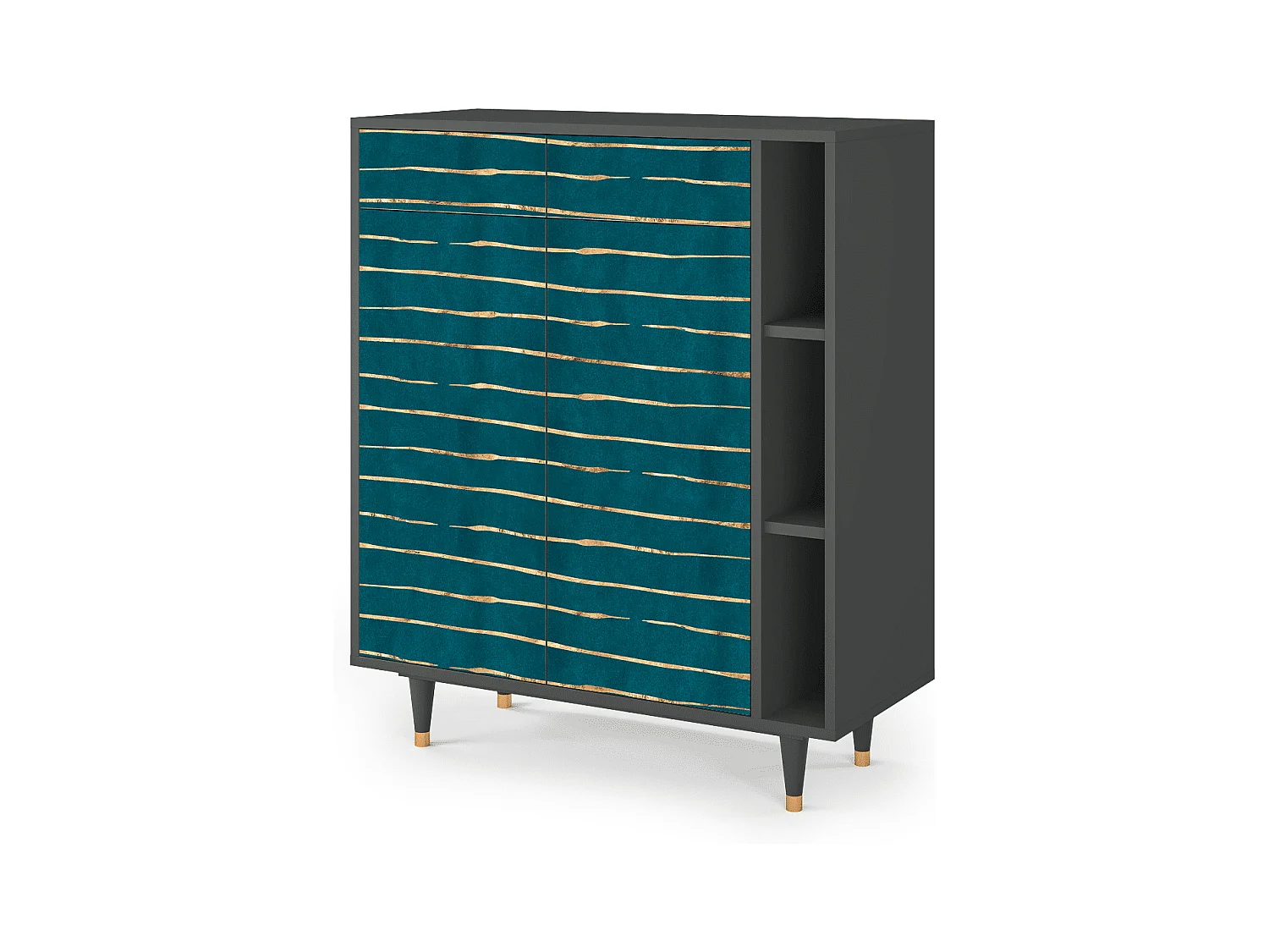 Sideboard - 96х110х41 cm - BS6 - Ocean Drive, Anthrazit