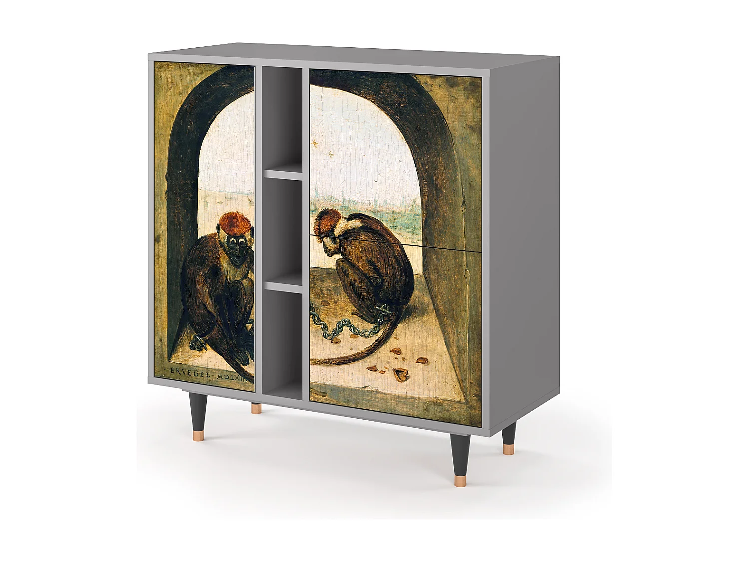 Buffet - 94х96х41 cm - BS5 - Two Monkeys, Gris