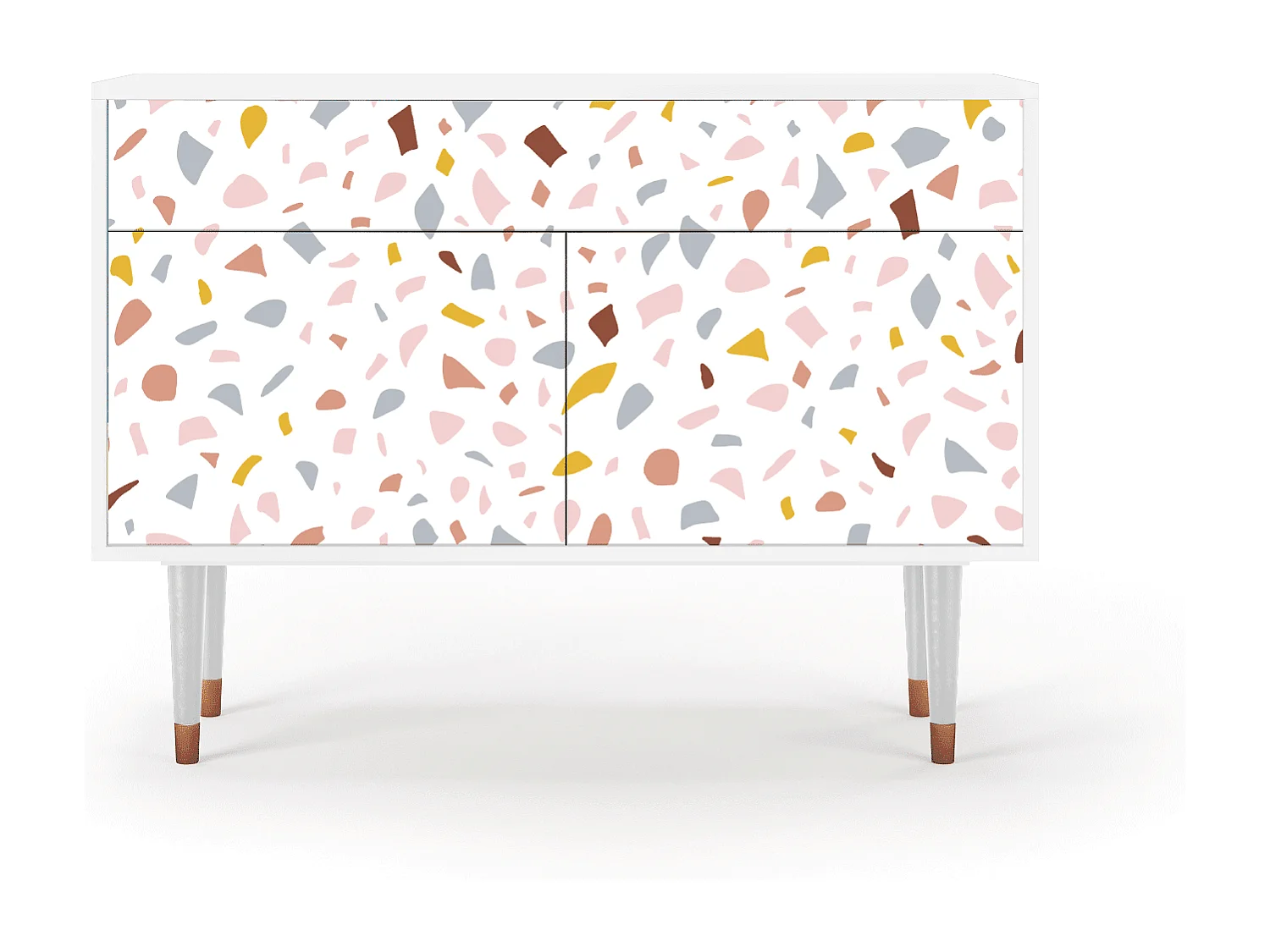 Credenza - 115x85x48 cm - BS4 - Marmelade Cheese, Bianco