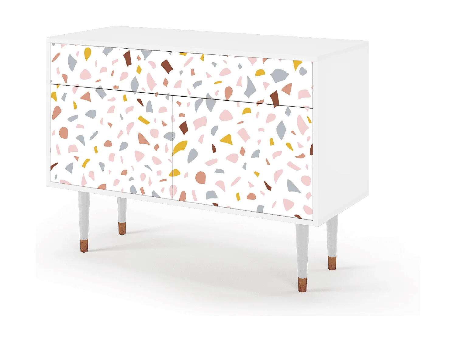 Credenza - 115x85x48 cm - BS4 - Marmelade Cheese, Bianco