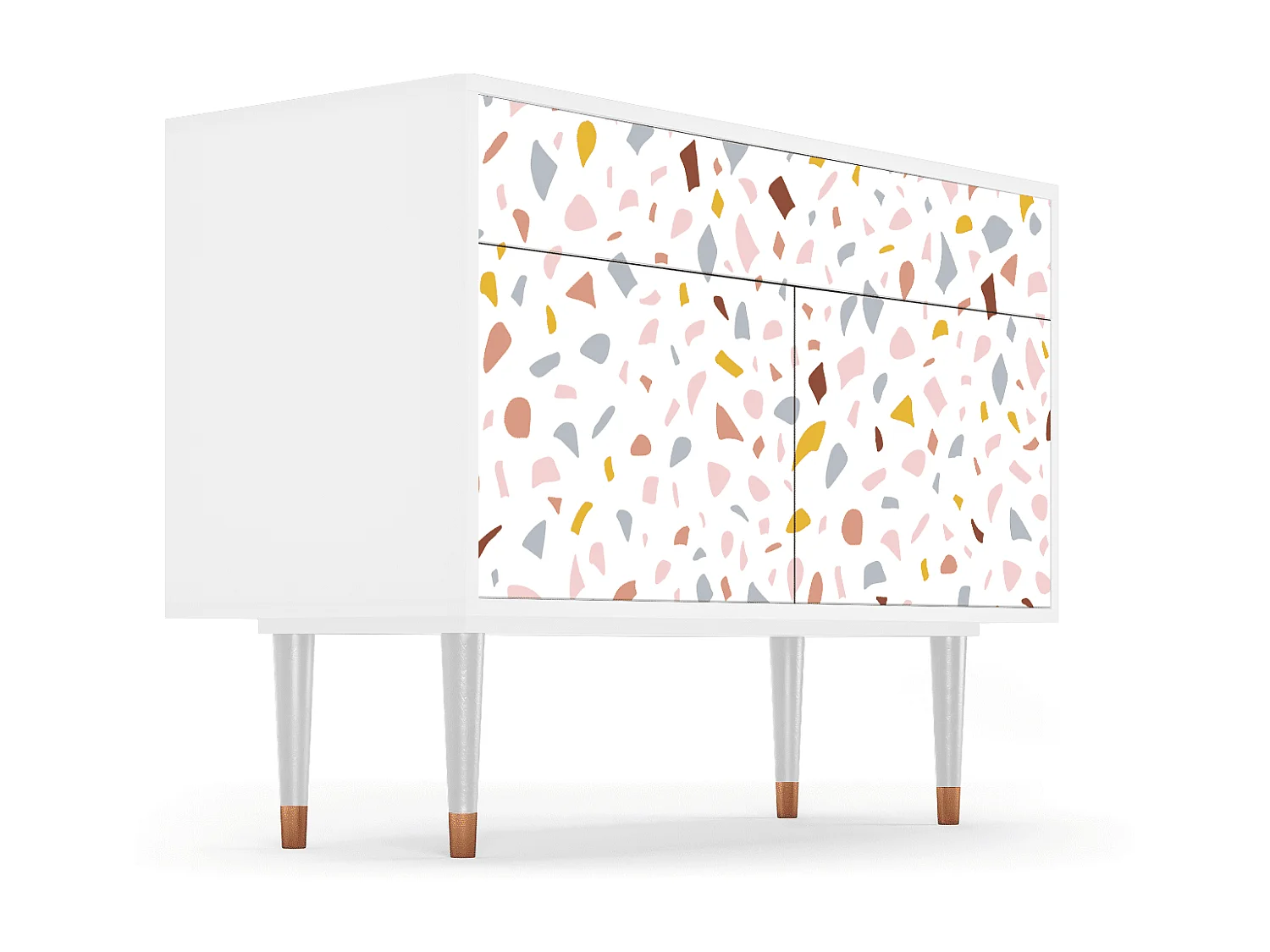 Credenza - 115x85x48 cm - BS4 - Marmelade Cheese, Bianco
