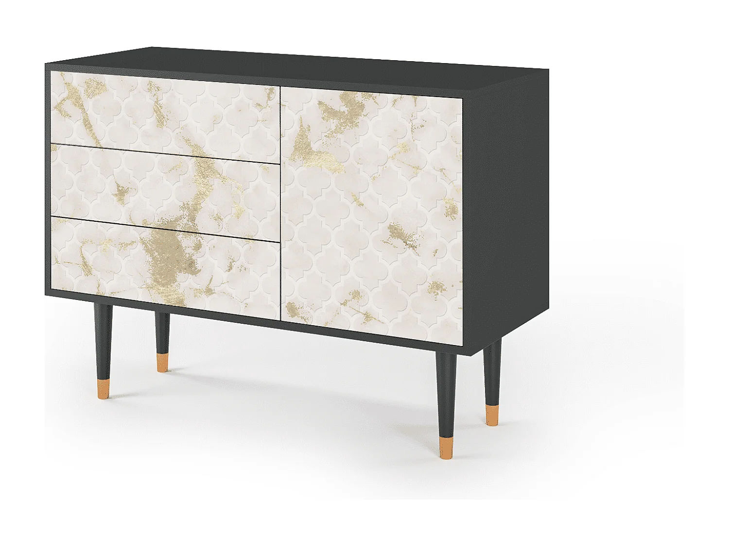 Credenza - 115х84х41 cm - S3 - Sahara desert, Antracite