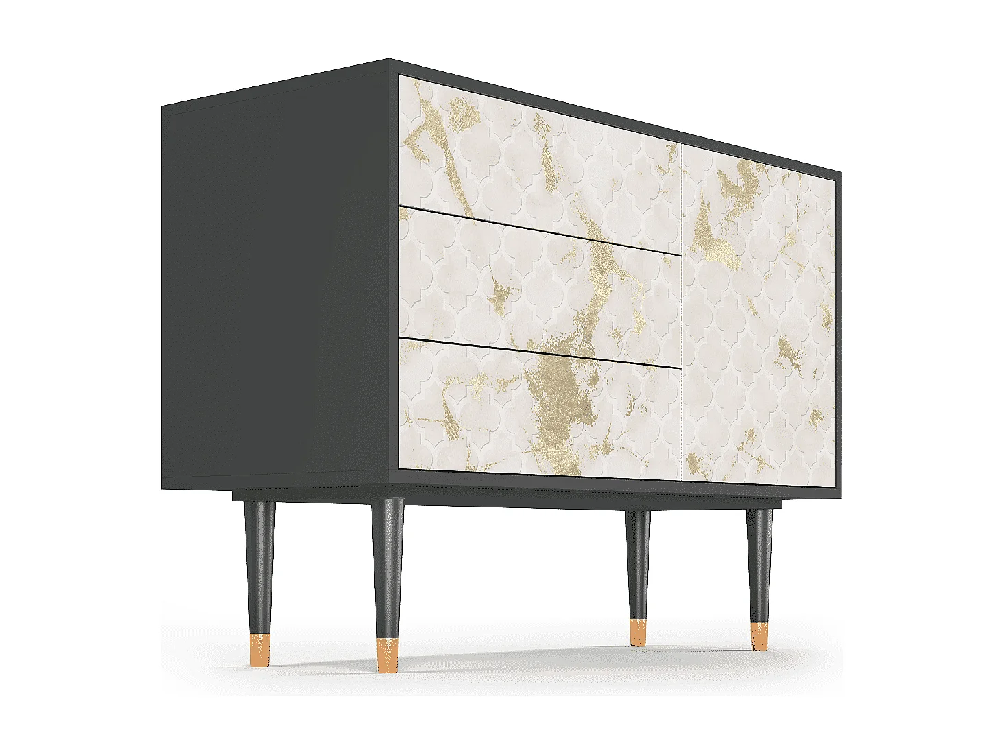 Credenza - 115х84х41 cm - S3 - Sahara desert, Antracite