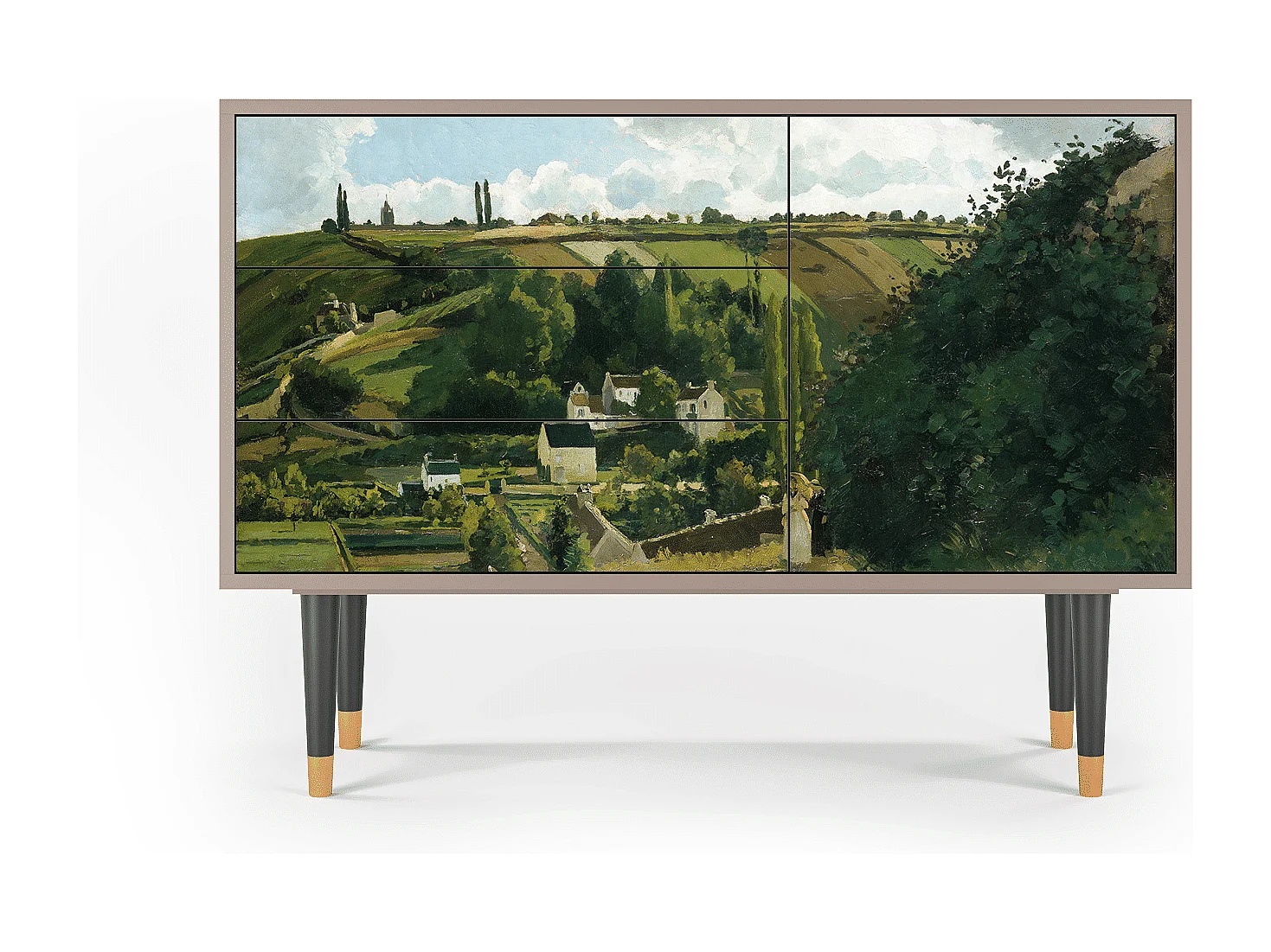 Credenza - 115х84х41 cm - S3 - Jalais Hill by Pissarro, Latte