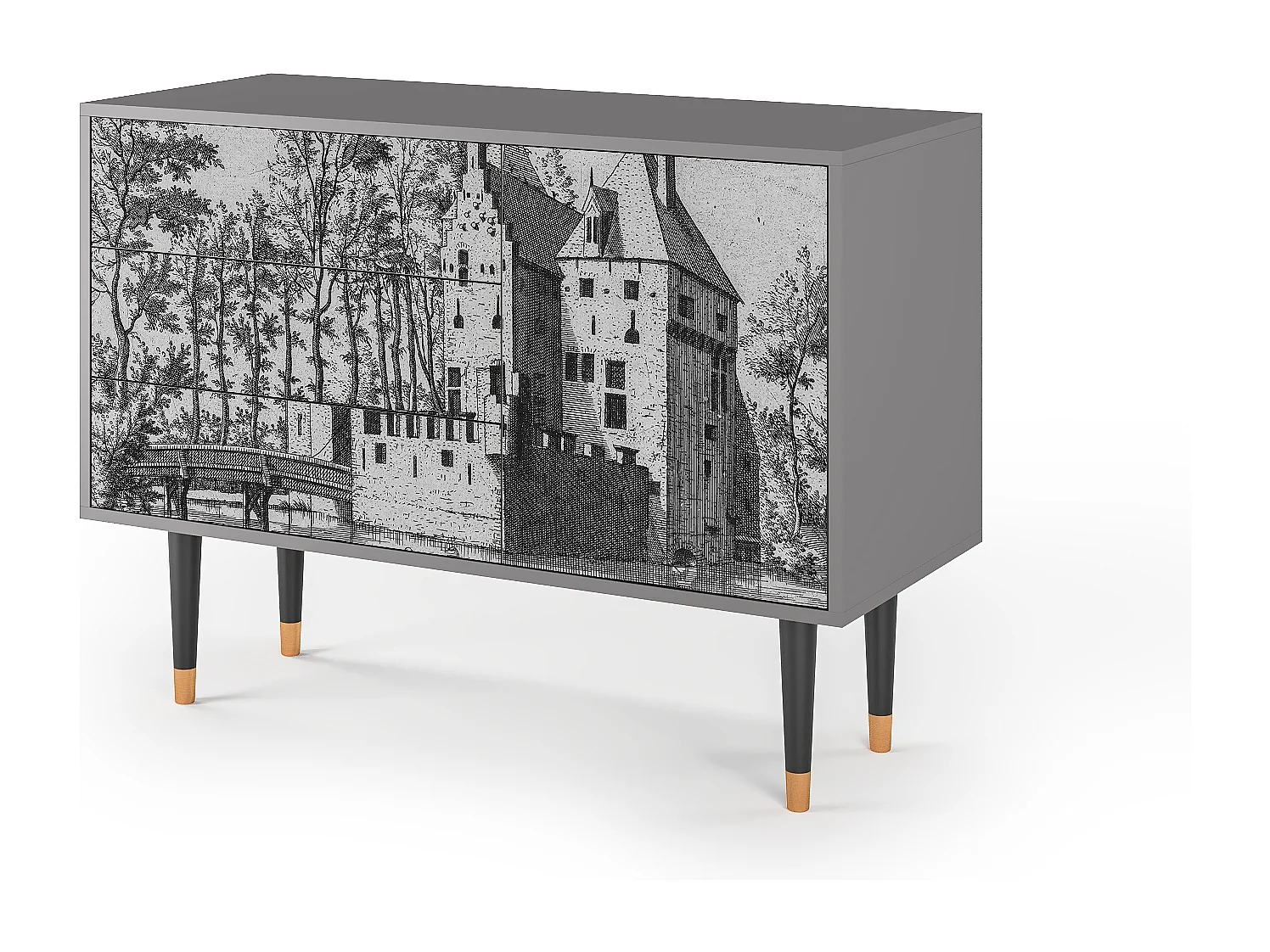 Buffet - 115х84х41 cm - S3 - Castle by Breugel, Gris