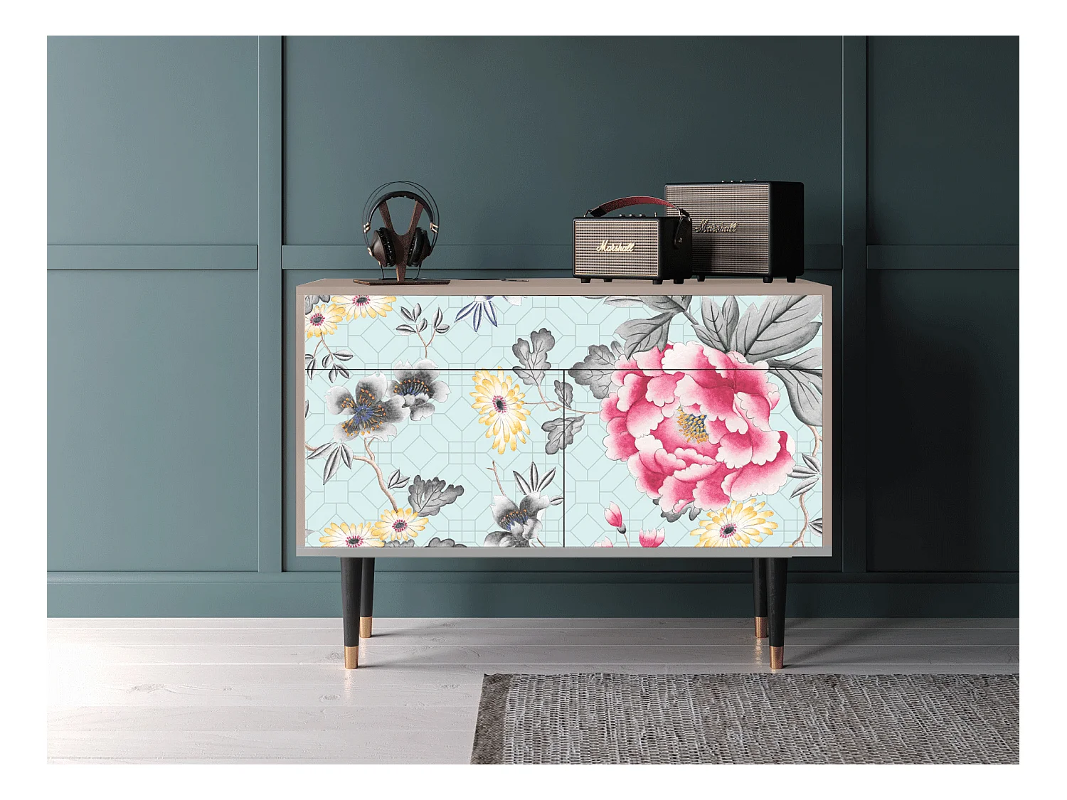 Buffet - 115x85x48 cm - BS4 - Sky Garden, Latte