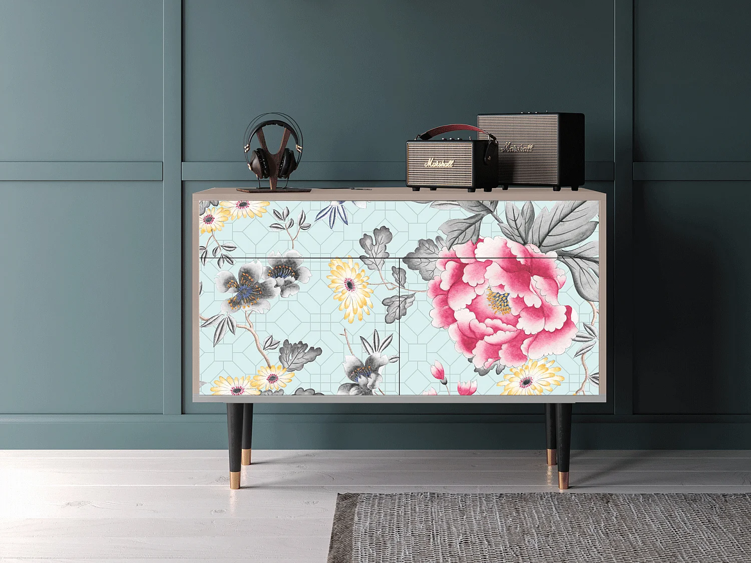 Buffet - 115x85x48 cm - BS4 - Sky Garden, Latte