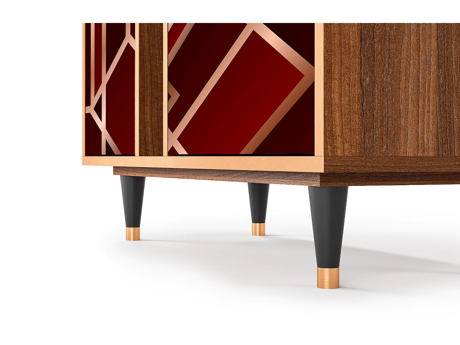 Kredens - 94х96х41 cm - BS5 - Velvet 1920's, Orzech