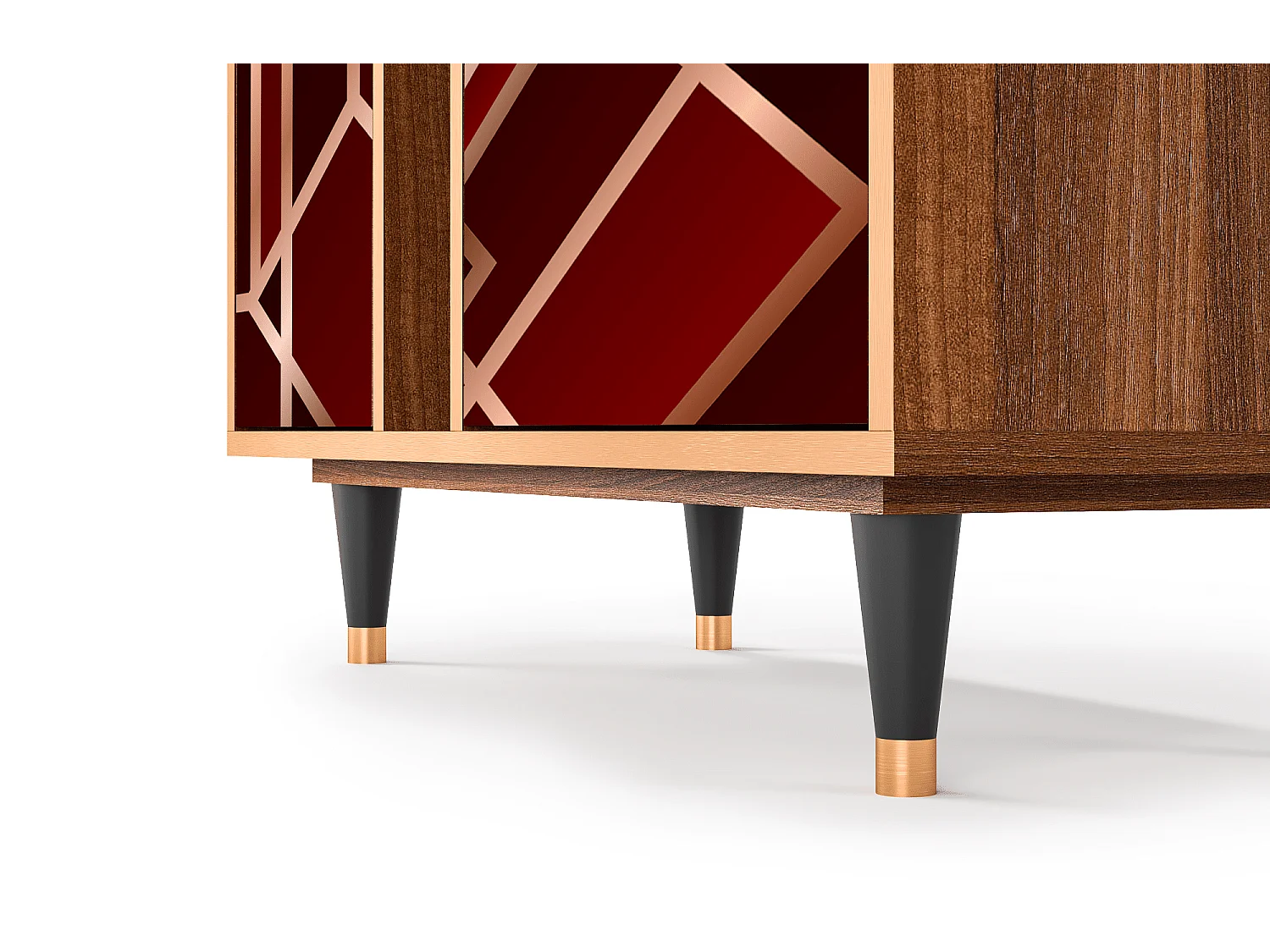 Kredens - 94х96х41 cm - BS5 - Velvet 1920's, Orzech