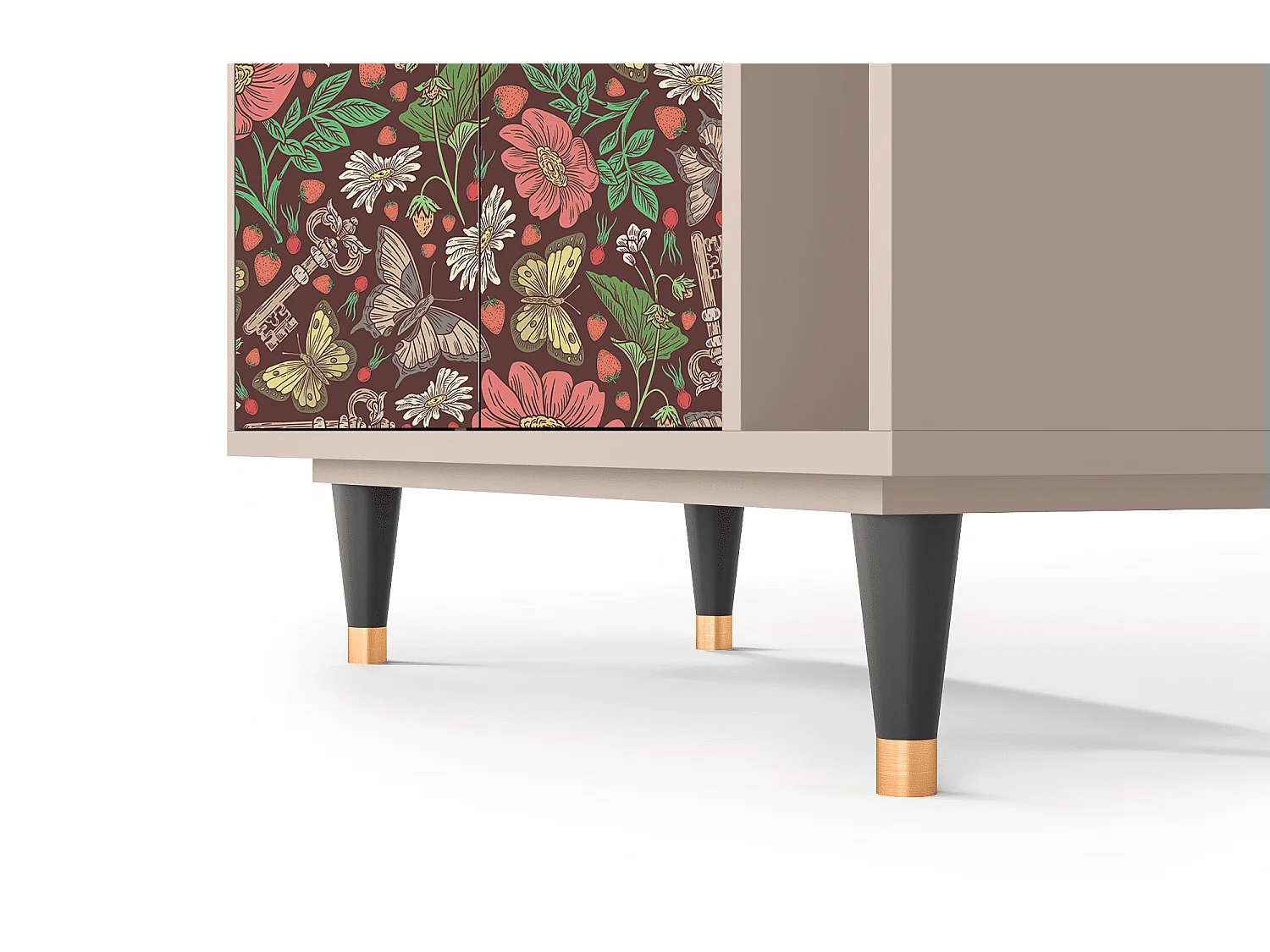 Aparador - 96х110х41 cm - BS6 - Alice in Wonderland, Latte