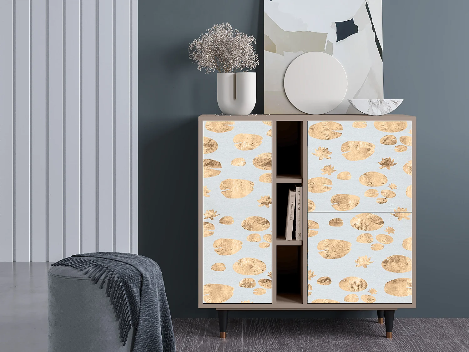 Credenza - 94х96х41 cm - BS5 - Blue Giraffe, Latte