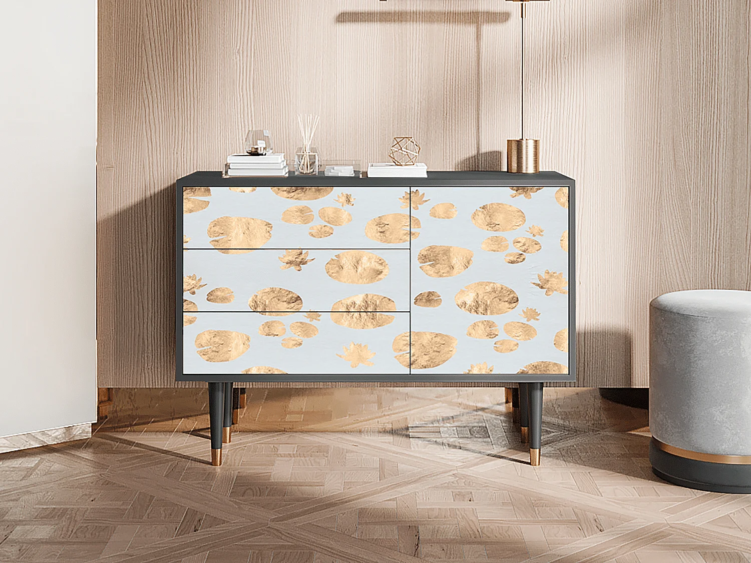 Credenza - 115х84х41 cm - S3 - Blue Giraffe, Antracite