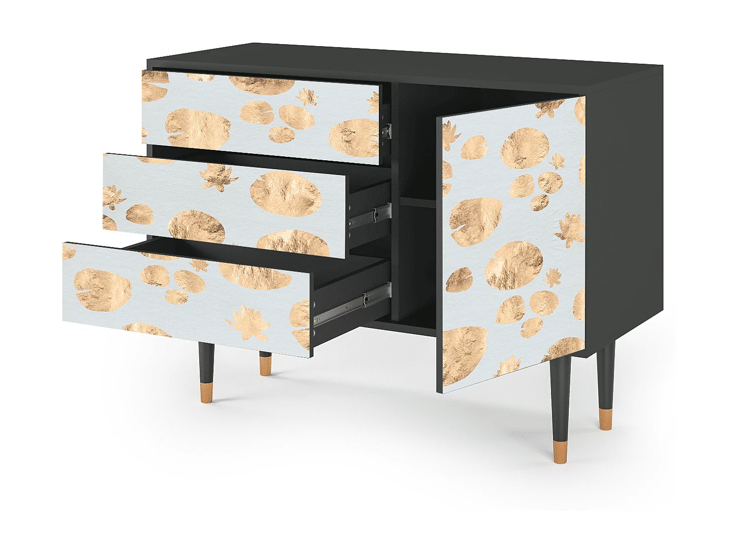 Credenza - 115х84х41 cm - S3 - Blue Giraffe, Antracite