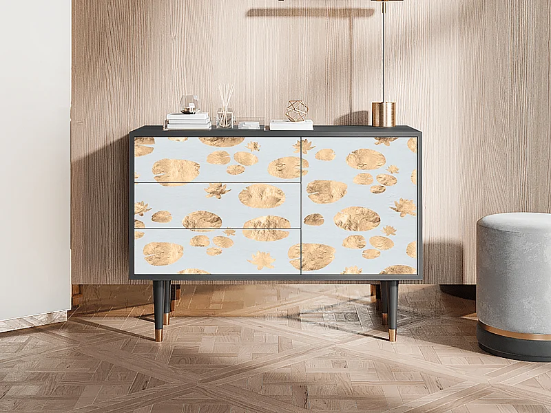 Dressoir - 115х84х41 cm - S3 - Blue Giraffe, Antraciet