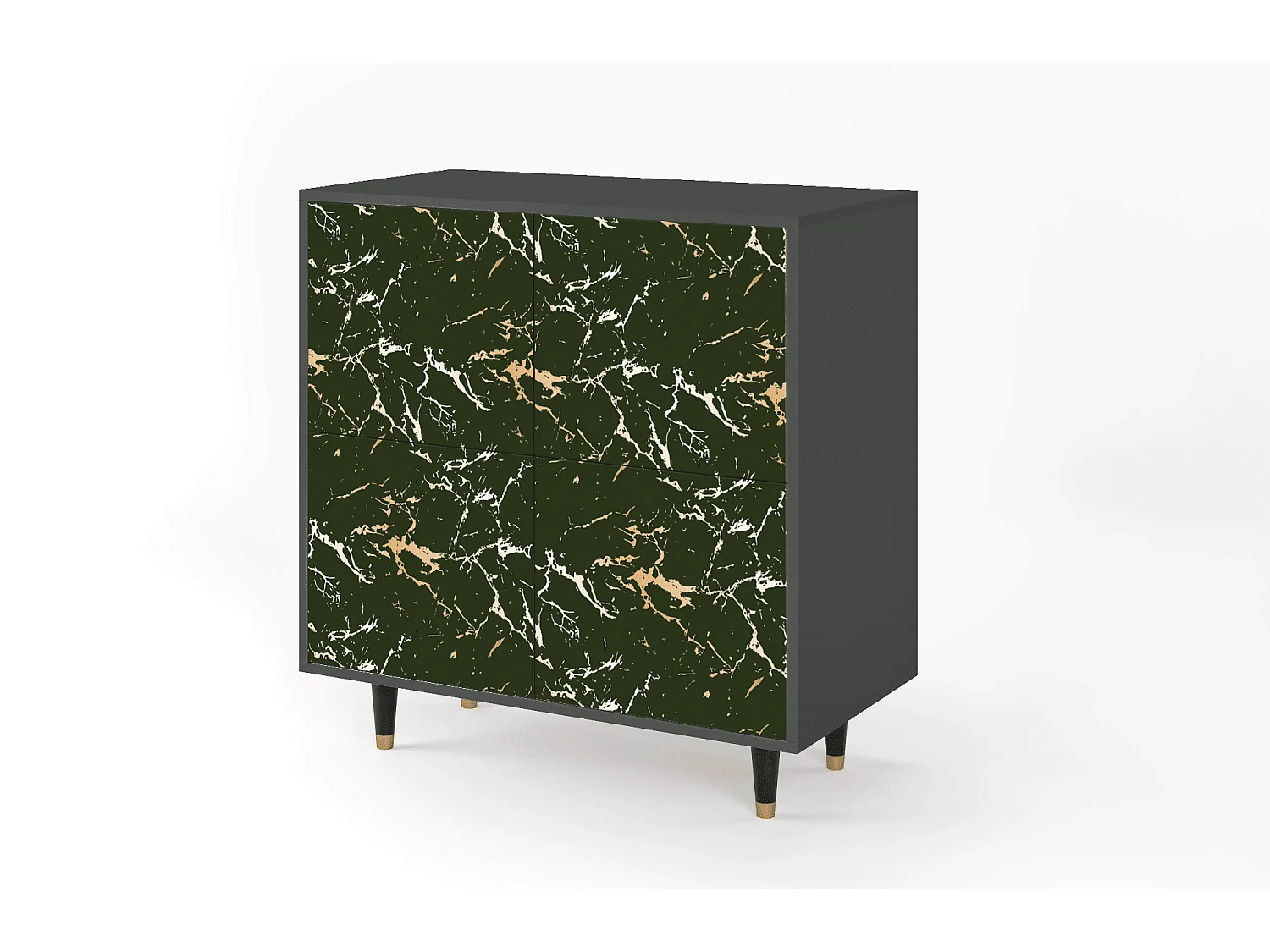 Buffet - 94x96x48 cm - BS3 - Amazon Forest, Anthracite