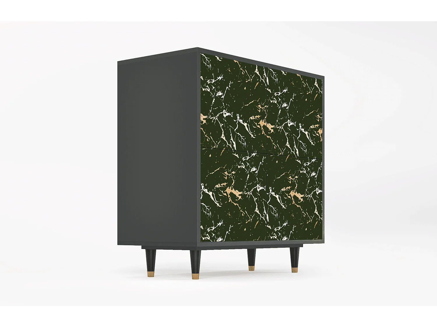 Buffet - 94x96x48 cm - BS3 - Amazon Forest, Anthracite