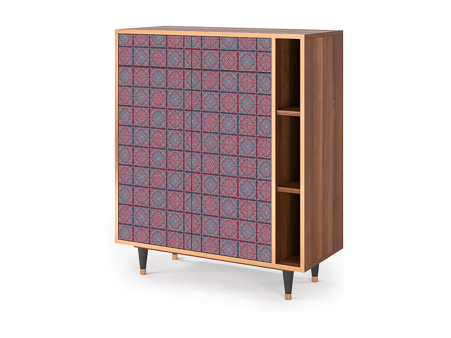 Aparador - 96х110х41 cm - BS6 - Riviera Mosaic, Nogal