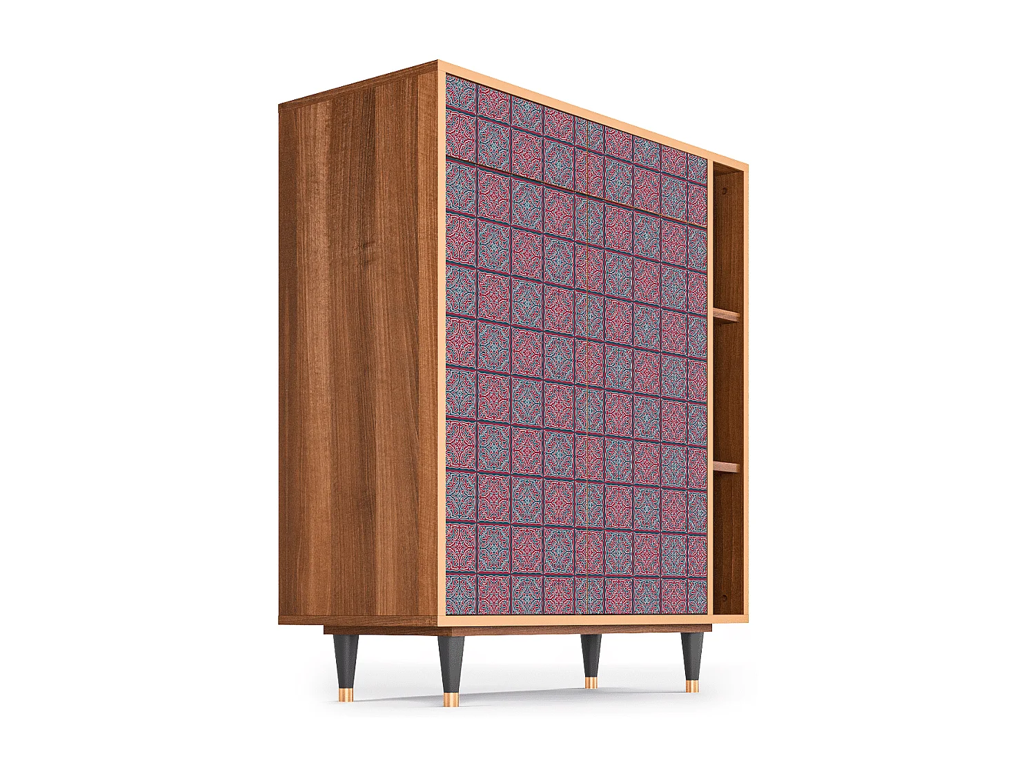 Buffet - 96х110х41 cm - BS6 - Riviera Mosaic, Noyer