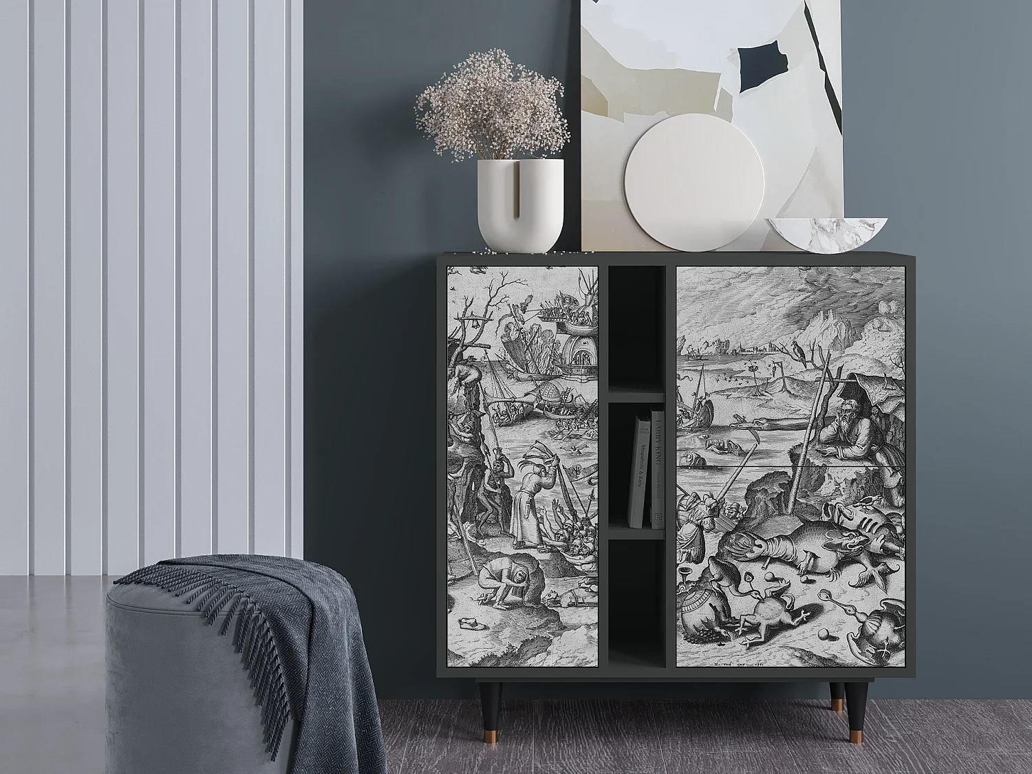 Credenza - 94х96х41 cm - BS5 - The Temptation, Antracite