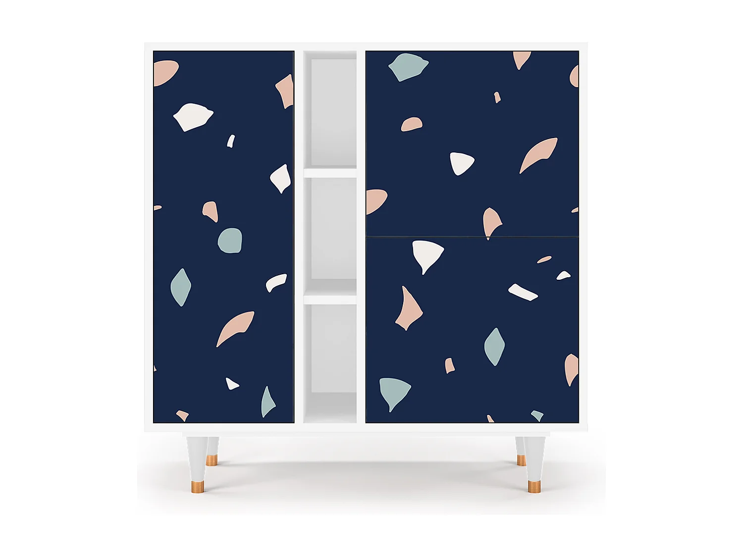 Buffet - 94х96х41 cm - BS5 - Space Satellites, Blanc