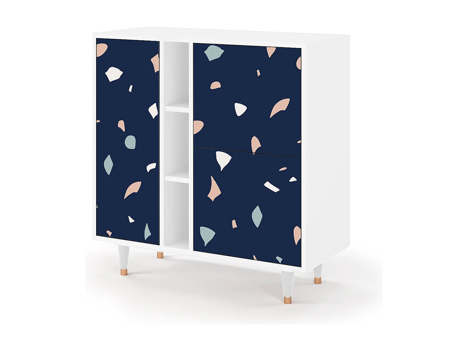 Buffet - 94х96х41 cm - BS5 - Space Satellites, Blanc