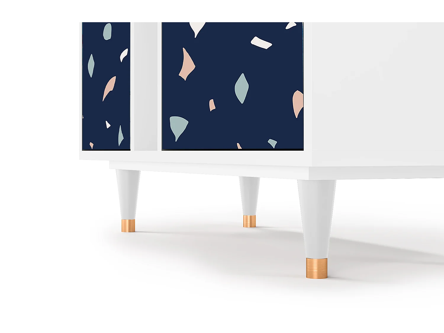 Kredens - 94х96х41 cm - BS5 - Space Satellites, Biały