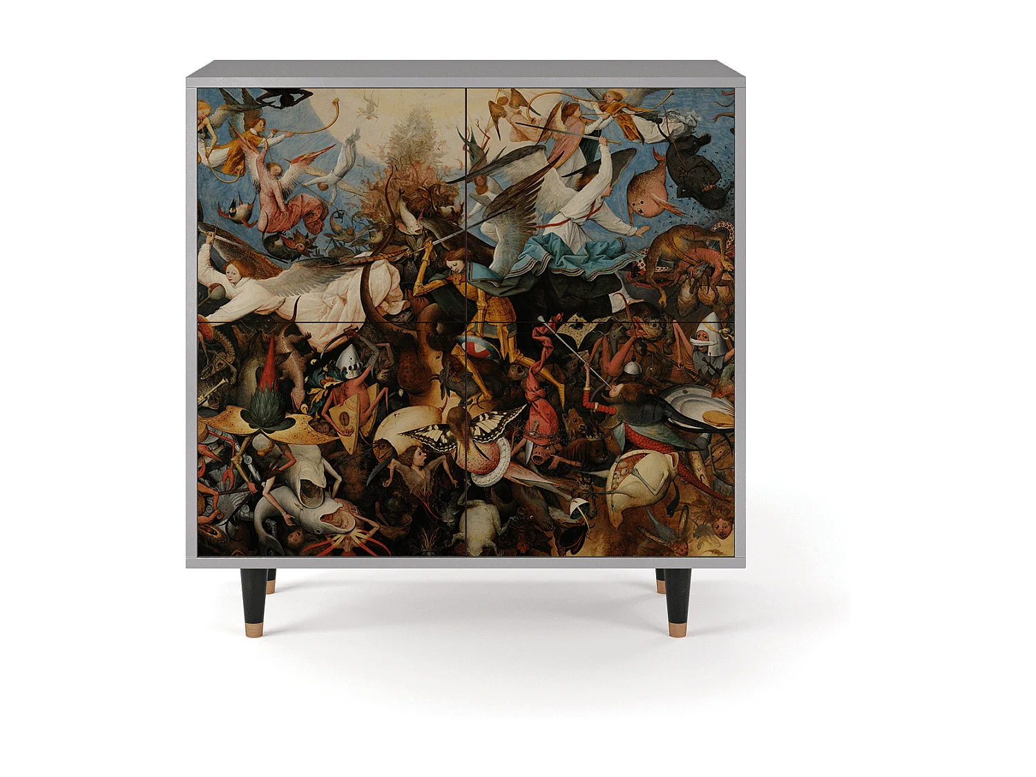 Buffet - 94x96x48 cm - BS3 - The Fall, Gris