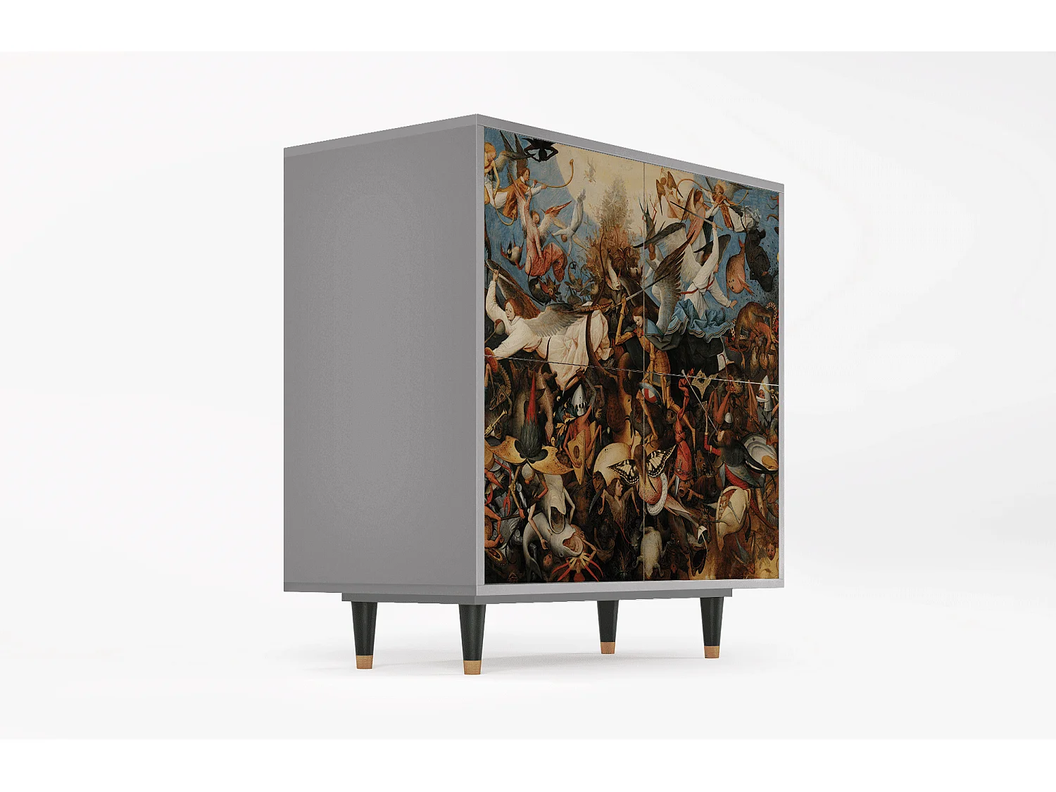 Buffet - 94x96x48 cm - BS3 - The Fall, Gris