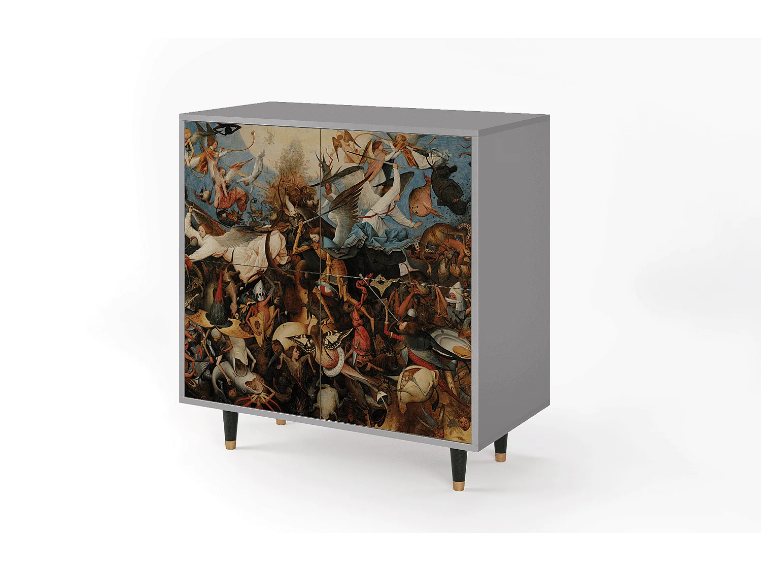 Buffet - 94x96x48 cm - BS3 - The Fall, Gris
