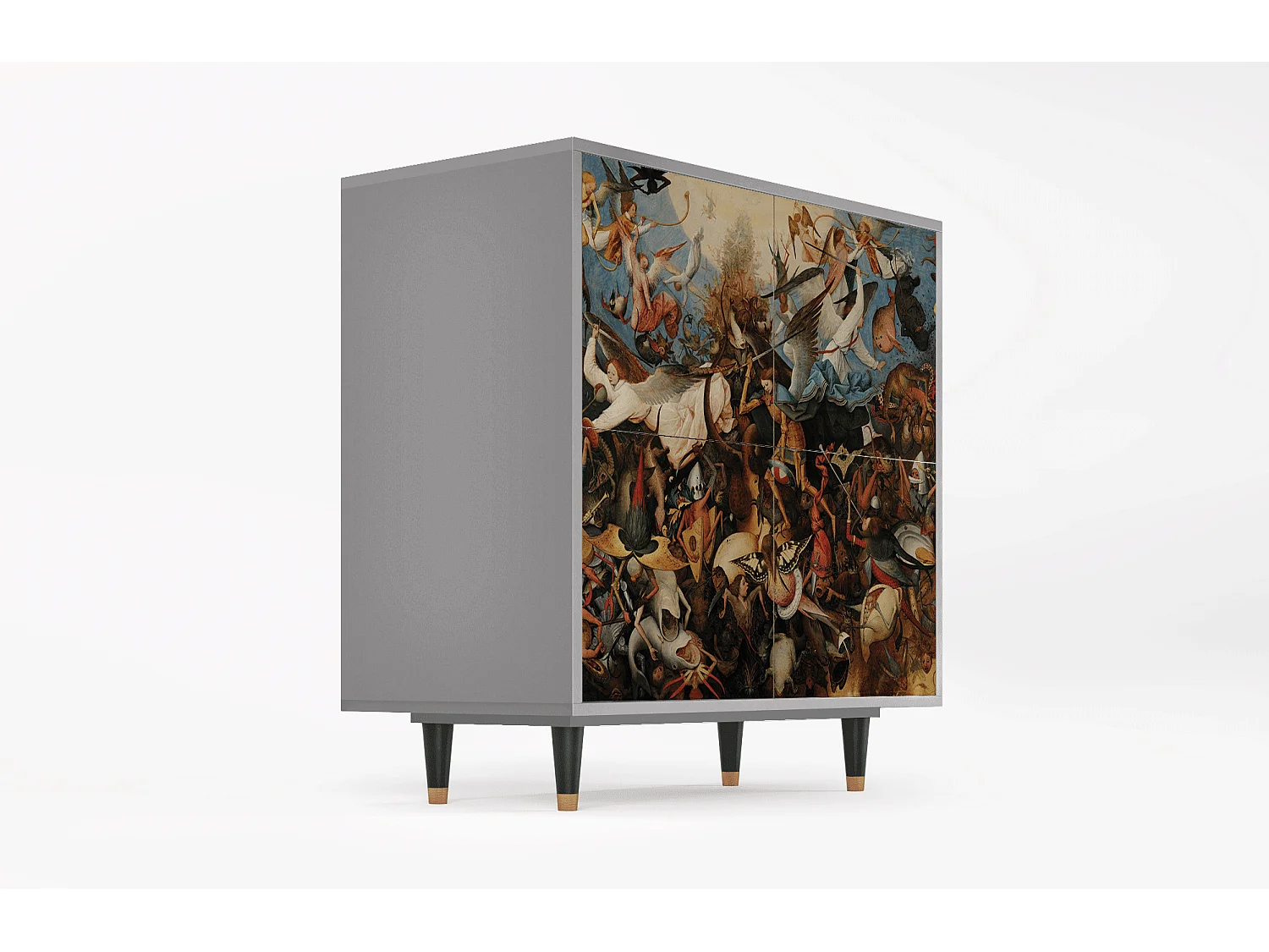 Buffet - 94x96x48 cm - BS3 - The Fall, Gris